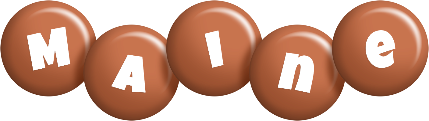Maine candy-brown logo