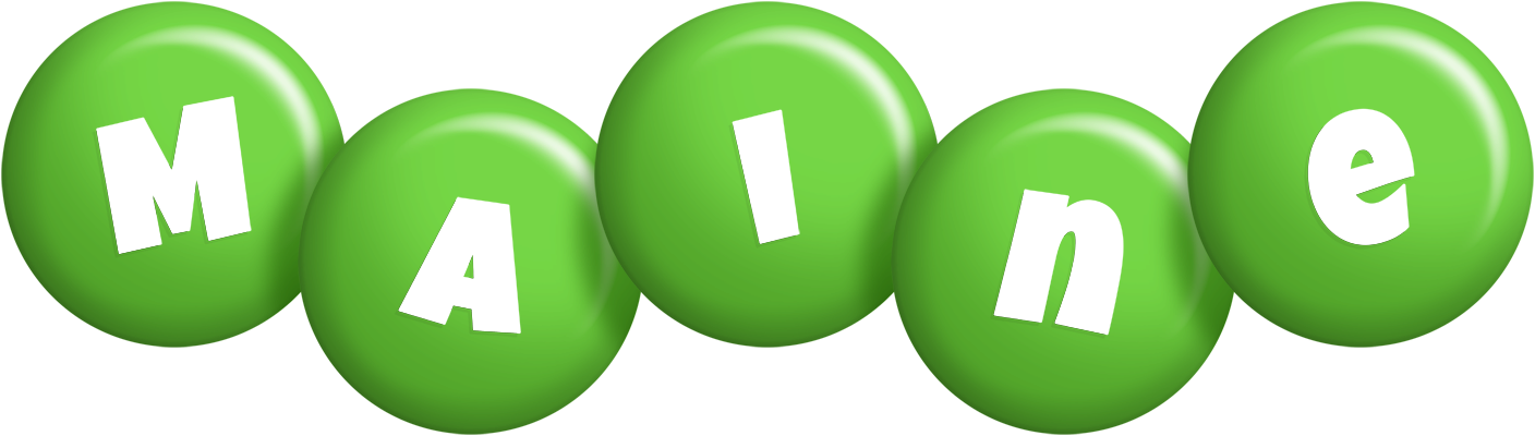 Maine candy-green logo