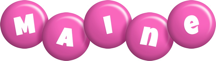 Maine candy-pink logo