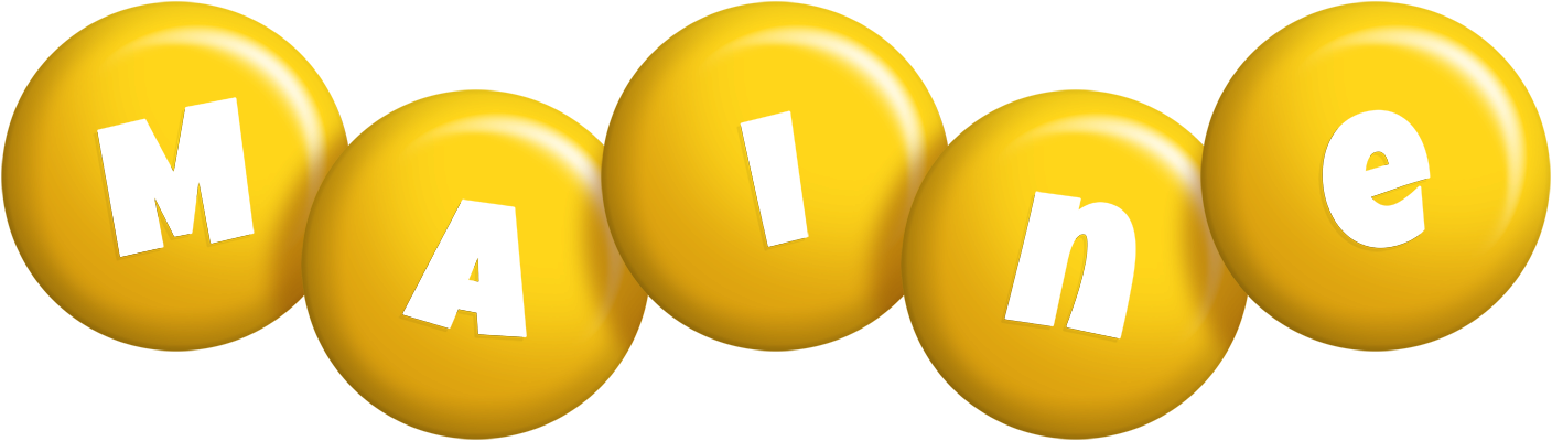 Maine candy-yellow logo