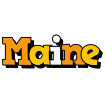 Maine cartoon logo