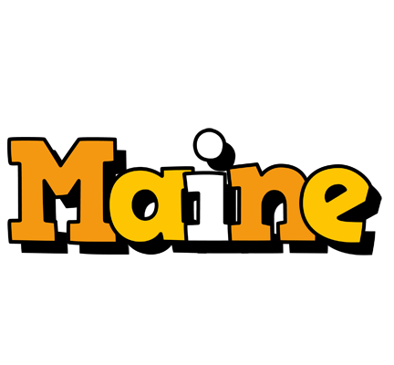 Maine cartoon logo
