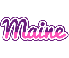 Maine cheerful logo