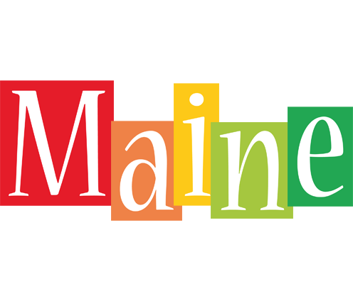 Maine colors logo