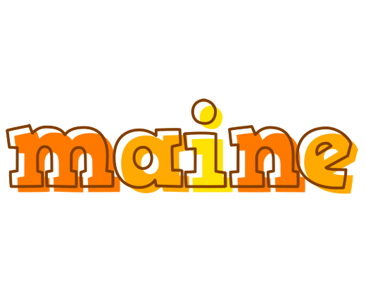 Maine desert logo