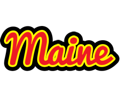 Maine fireman logo