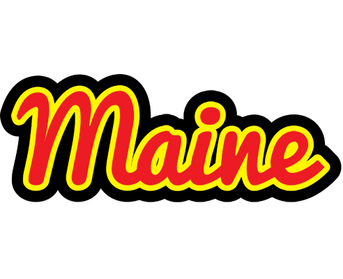 Maine fireman logo