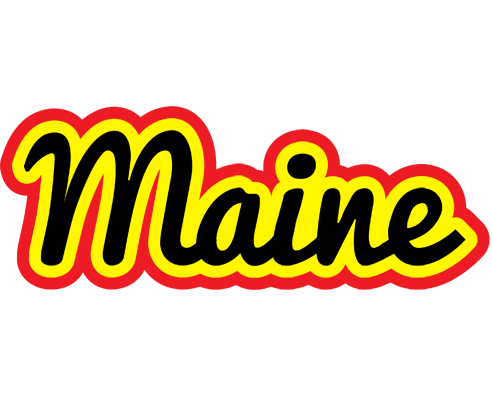 Maine flaming logo