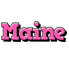 Maine girlish logo