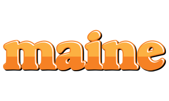 Maine orange logo