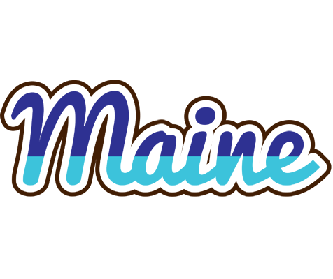 Maine raining logo