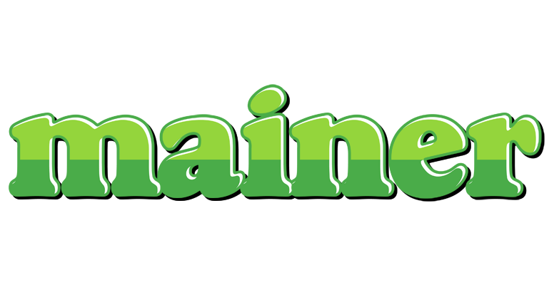 Mainer apple logo