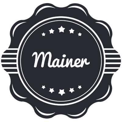 Mainer badge logo