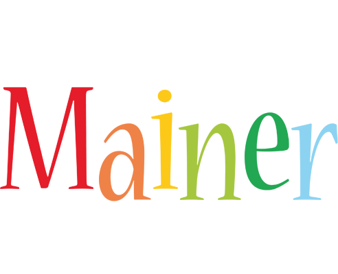 Mainer birthday logo