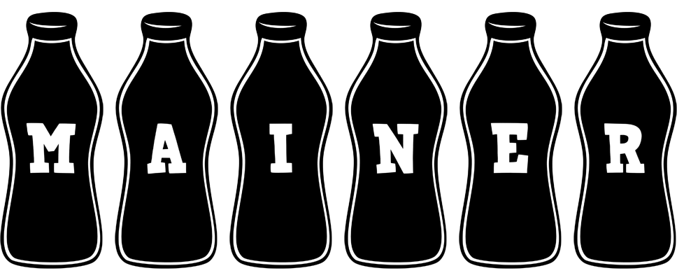 Mainer bottle logo