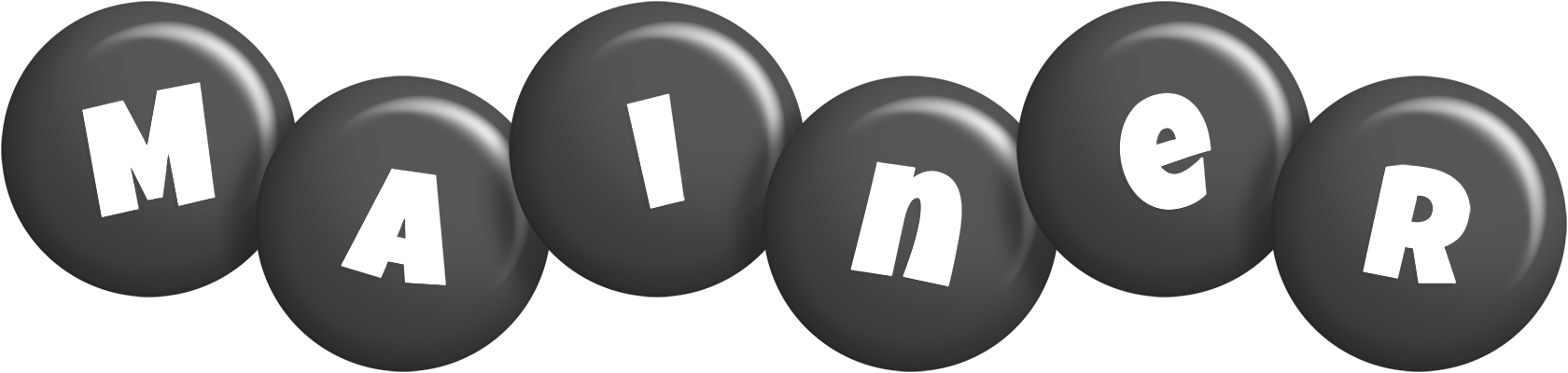 Mainer candy-black logo