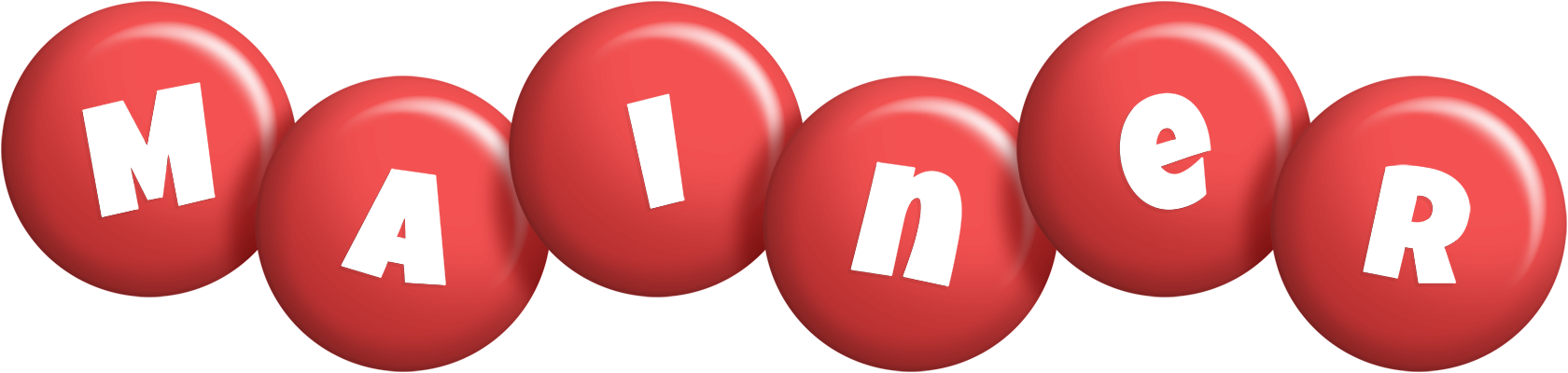 Mainer candy-red logo