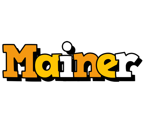Mainer cartoon logo
