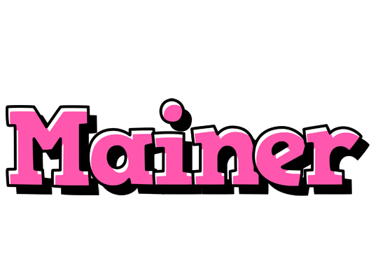 Mainer girlish logo