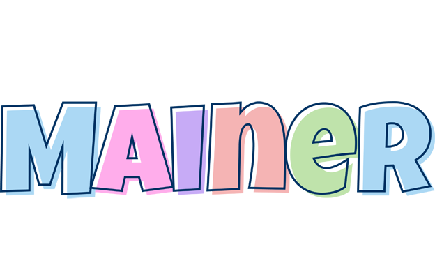 Mainer pastel logo