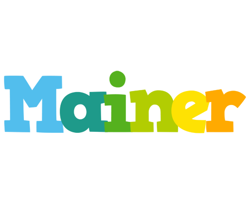 Mainer rainbows logo