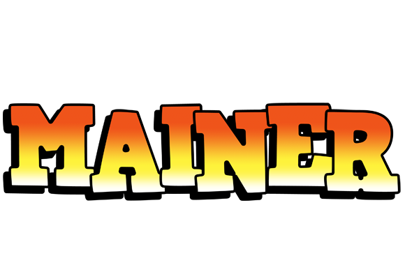 Mainer sunset logo
