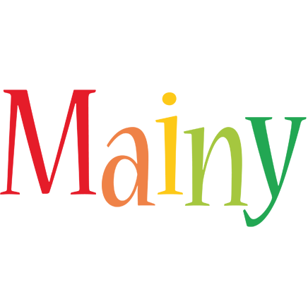 Mainy birthday logo