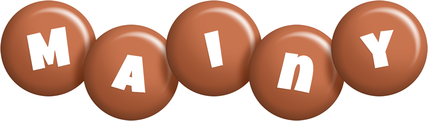 Mainy candy-brown logo