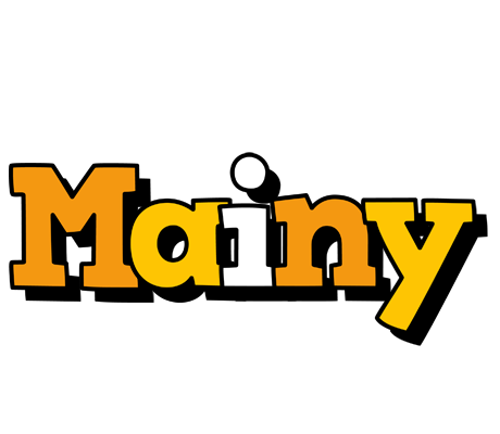 Mainy cartoon logo