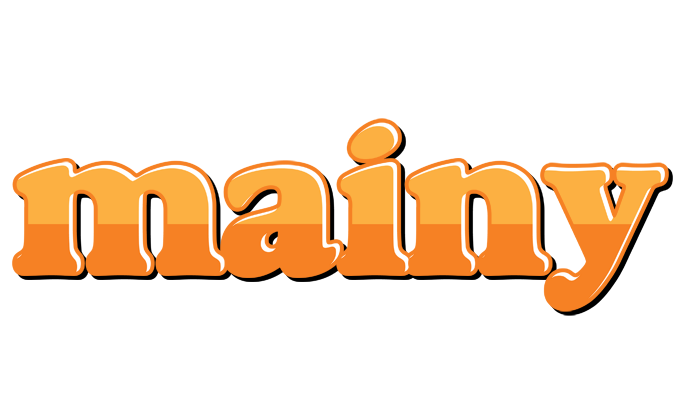 Mainy orange logo