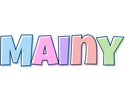 Mainy pastel logo
