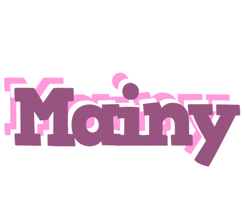 Mainy relaxing logo