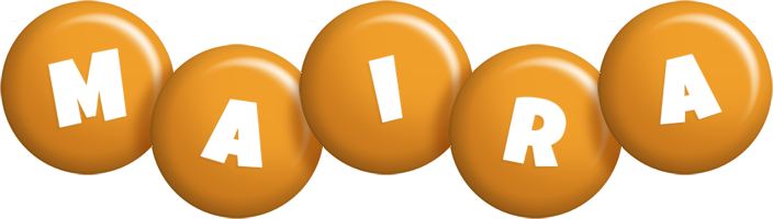 Maira candy-orange logo