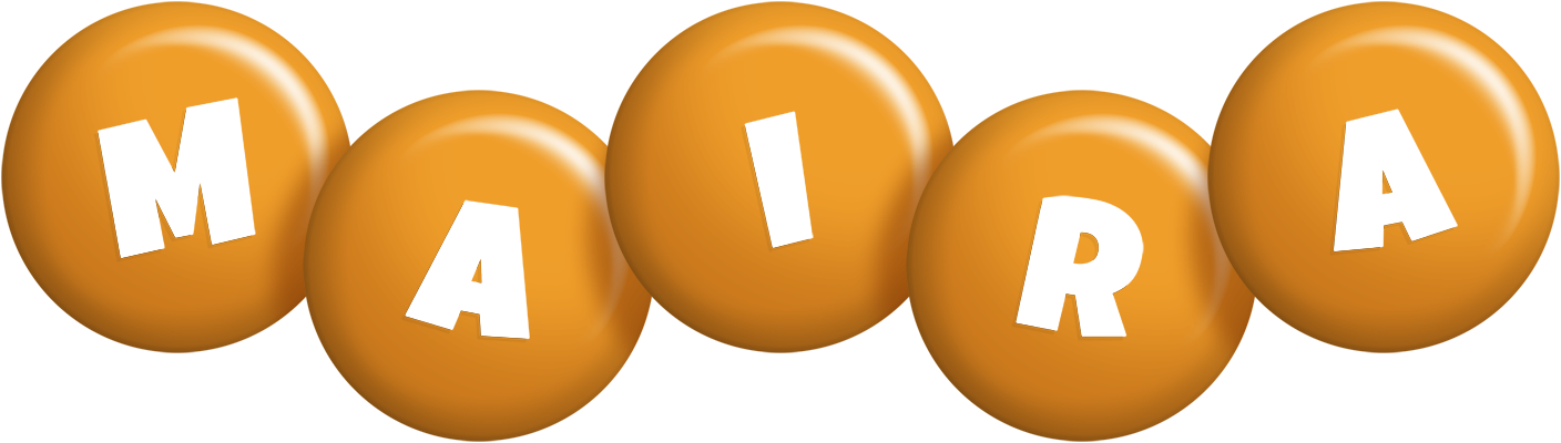 Maira candy-orange logo