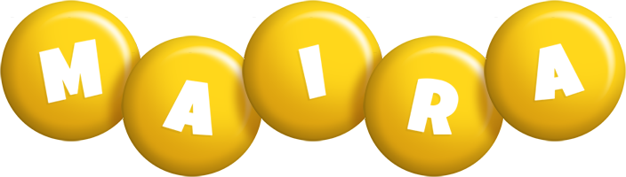 Maira candy-yellow logo