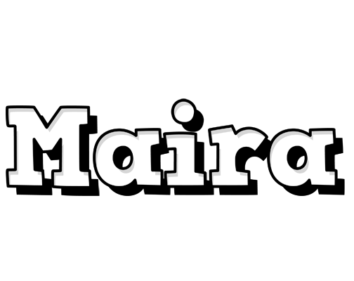 Maira snowing logo
