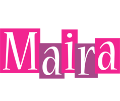 Maira whine logo