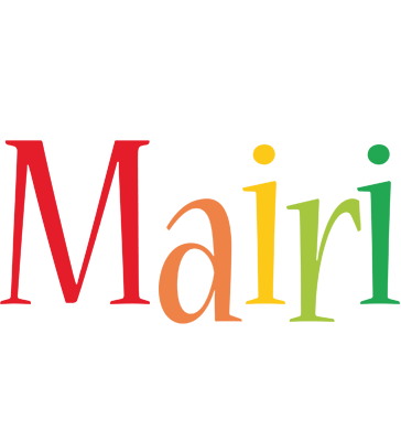 Mairi birthday logo