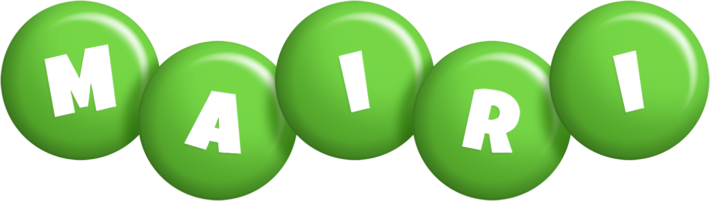 Mairi candy-green logo