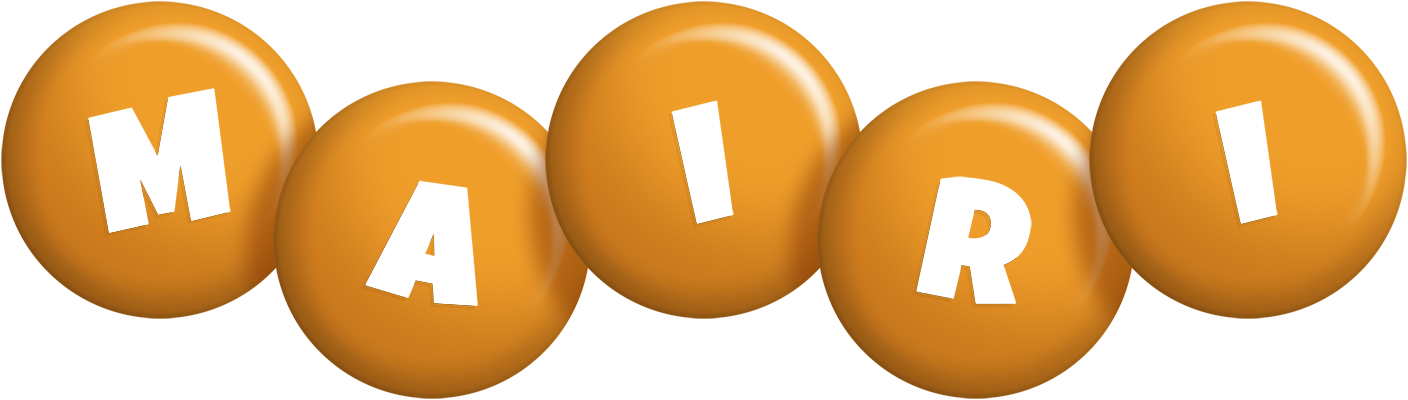 Mairi candy-orange logo