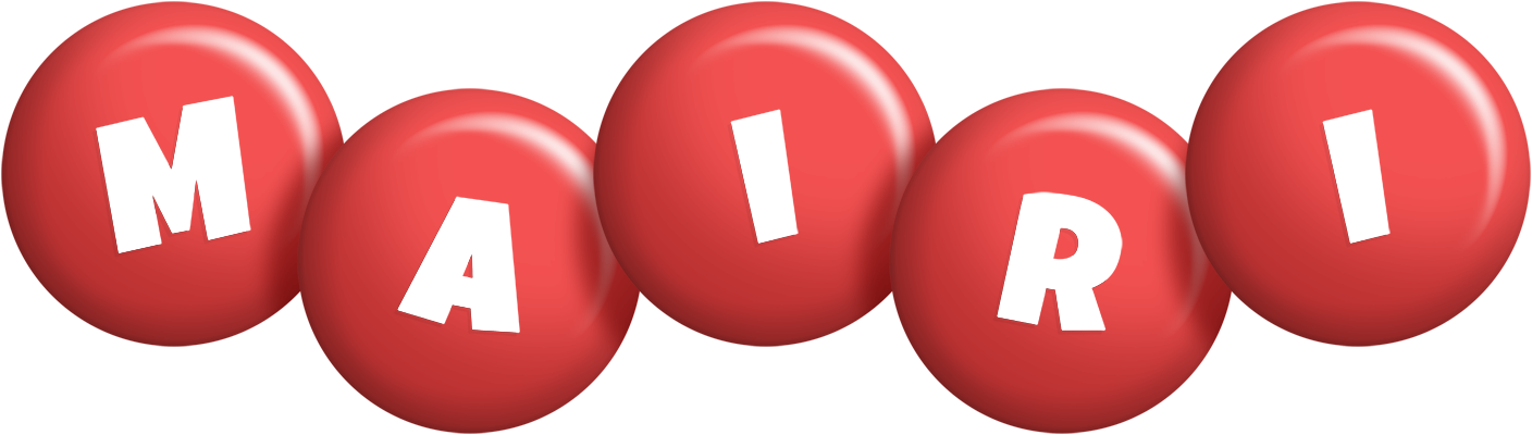Mairi candy-red logo