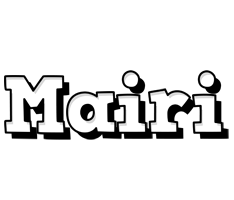 Mairi snowing logo