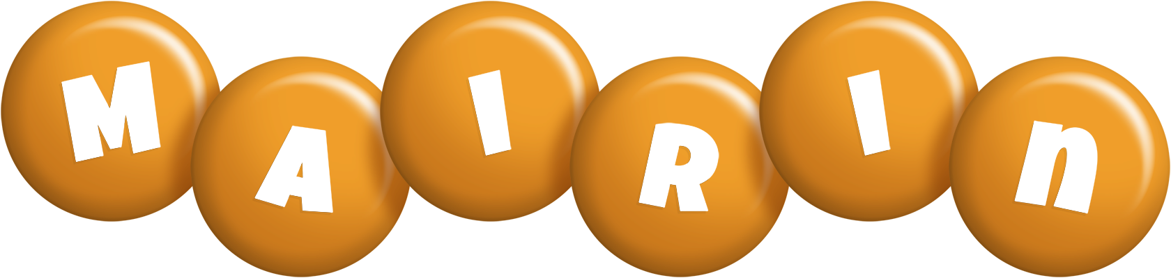 Mairin candy-orange logo