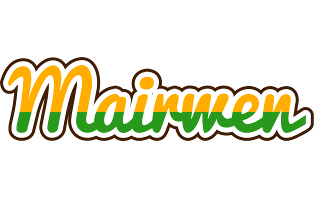 Mairwen banana logo