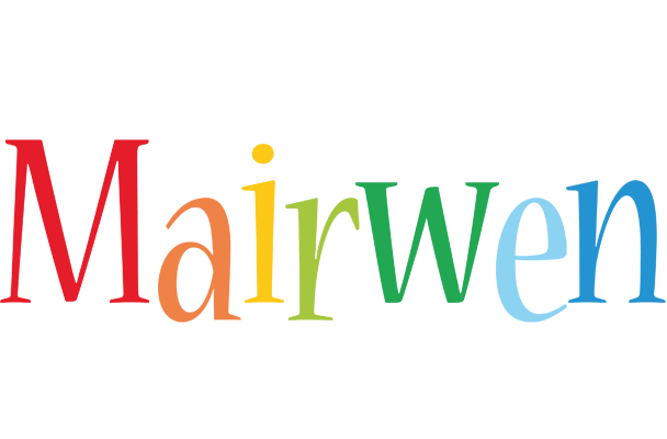 Mairwen birthday logo