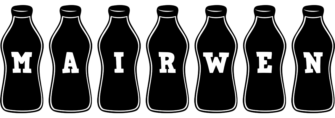 Mairwen bottle logo