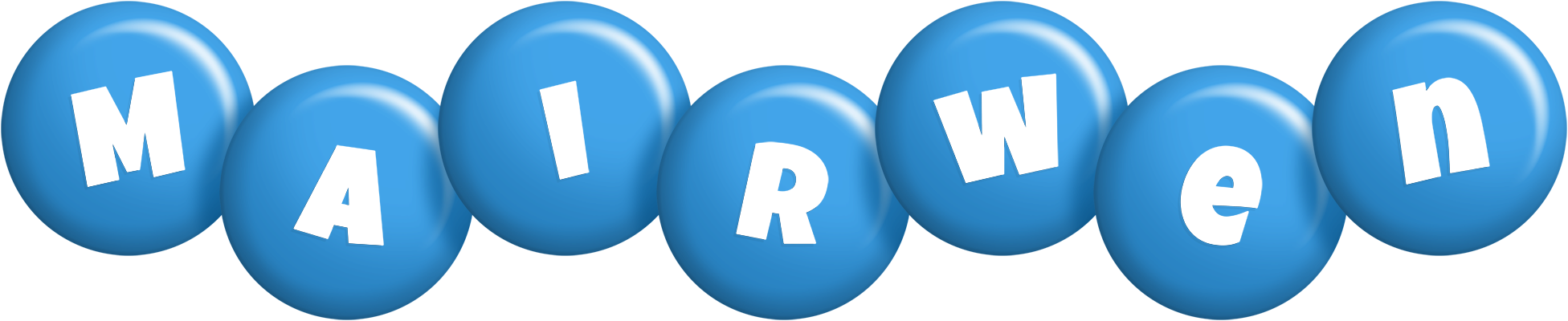 Mairwen candy-blue logo