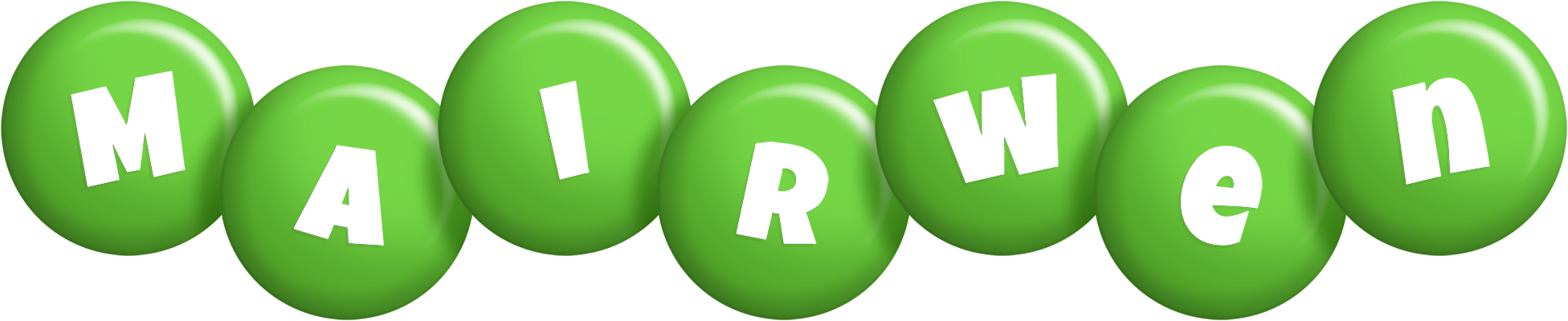 Mairwen candy-green logo