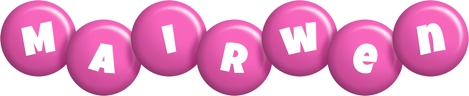 Mairwen candy-pink logo