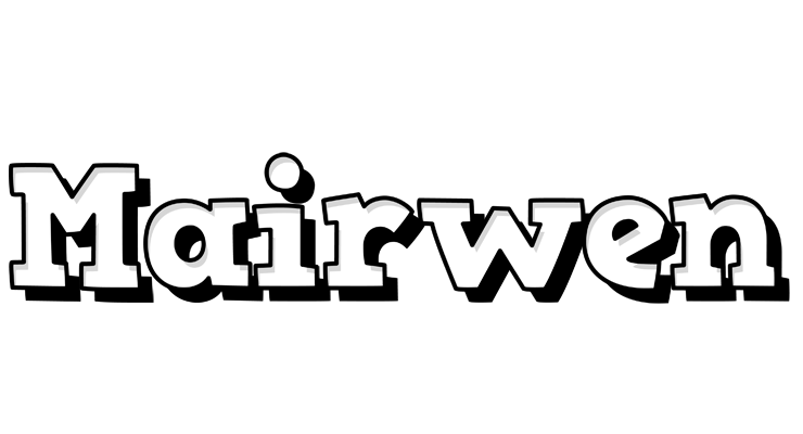 Mairwen snowing logo